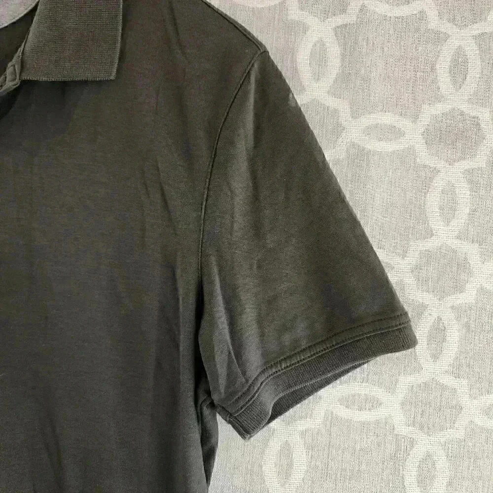Banana Republic Luxury Touch Standard Fit Dark Olive Polo Shirt Men's M - Picture 3 of 8
